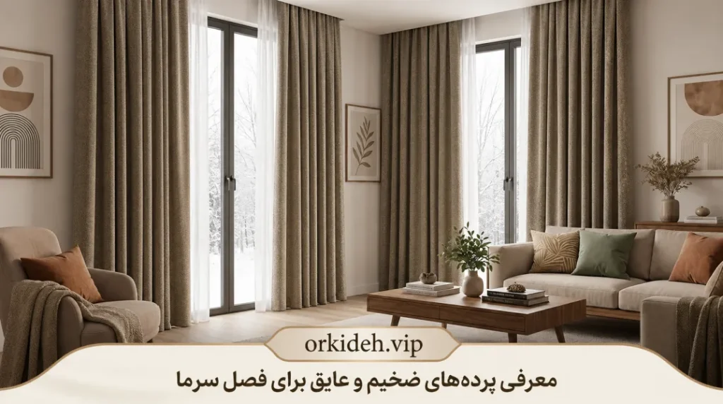 معرفی پردههای ضخیم و عایق برای فصل سرما